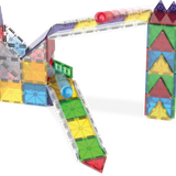 Magna-Tiles Rail Racers Deluxe set de 90 pzas