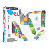 Magna-Tiles Rail Racers Deluxe set de 90 pzas