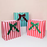 Bolsas de regalo grandes a rayas surtidas Meri Meri