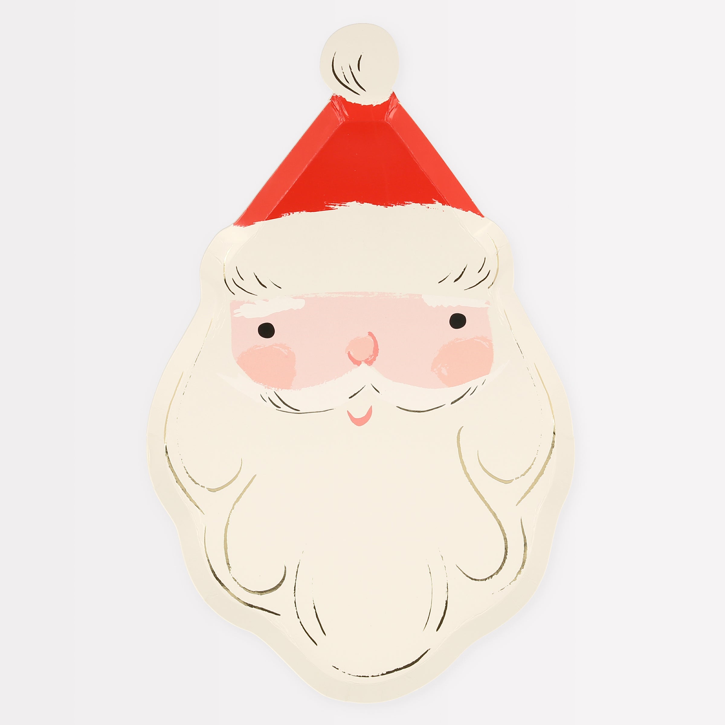 Platos navideños Jolly Santa Meri Meri