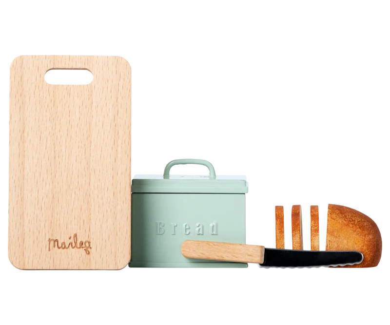 Bread Box w/ Utensils, Miniature - foto 2