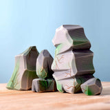Rocas con musgo