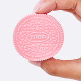 60g Pink-white Sandwich Cookie Taba Squishy