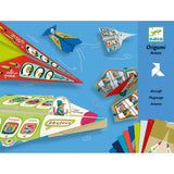 Kit de manualidades de papel para hacer origami de Aviones