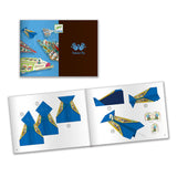 Kit de manualidades de papel para hacer origami de Aviones