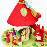 Casita Roja para duendes y hadas