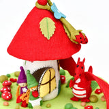 Casita Roja para duendes y hadas