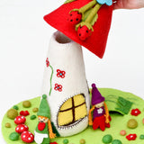 Casita Roja para duendes y hadas