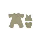 Ropa para Dinkum Doll "Pointelle PJ Set Sage"
