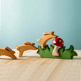 Set de conejos y hongos