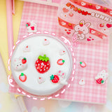 Straw-Bunny Sponge Cake Cloud Creme Signature Dome™ Slime