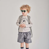 Tshirt Manga Larga Taupe