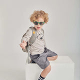 Tshirt Manga Larga Taupe