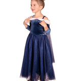 Vestido de princesa Elsa en invierno