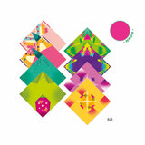 Kit de manualidades con papel origami "Tropics"