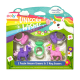 Borradores de rompecabezas perfumados Unicorn Wishes – Juego de 5