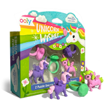 Borradores de rompecabezas perfumados Unicorn Wishes – Juego de 5